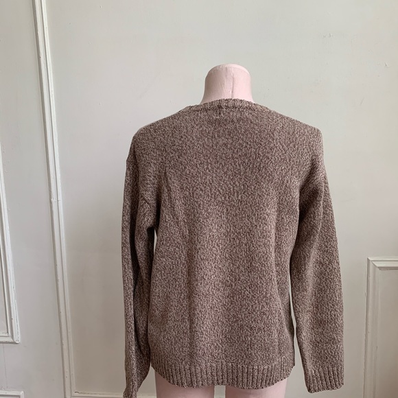 Charter Club Brown Petite Sweater - Picture 4 of 7